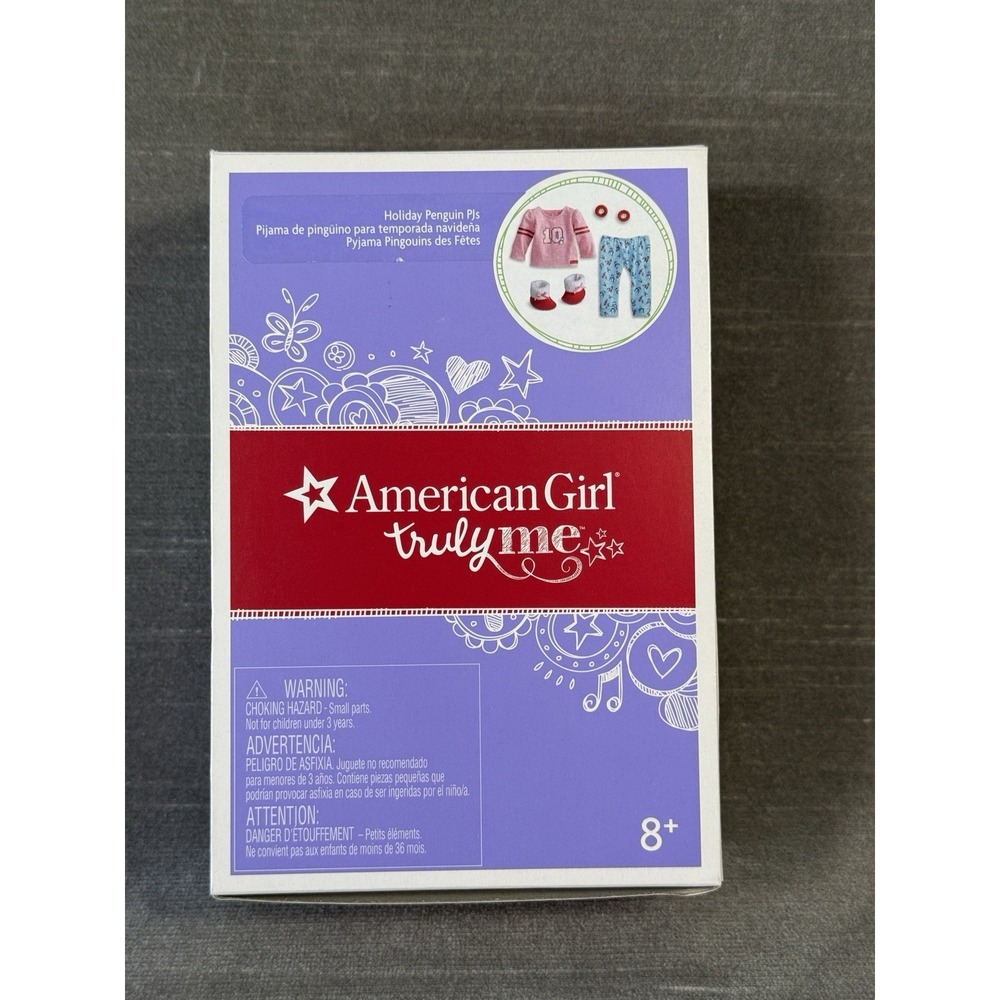 American Girl Doll Truly Me "Holiday Penguin PJ's" - NIB 2016 - Picture 5 of 7